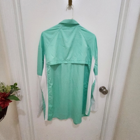 Reel legends Long Sleeve Performance Tech Vented UPF  Sun Protection - Picture 3 of 12